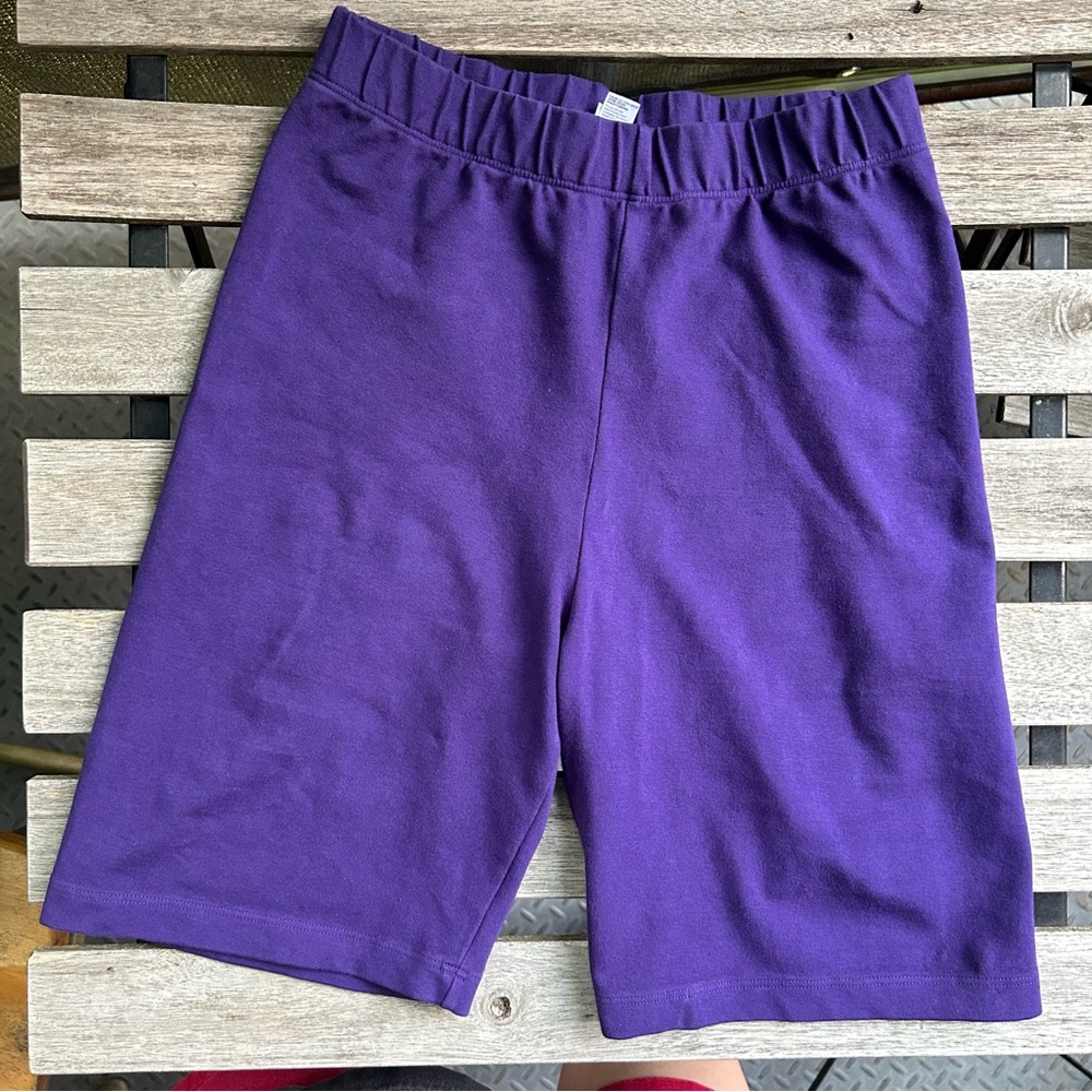Los Angeles Apparel Purple Bike Shorts